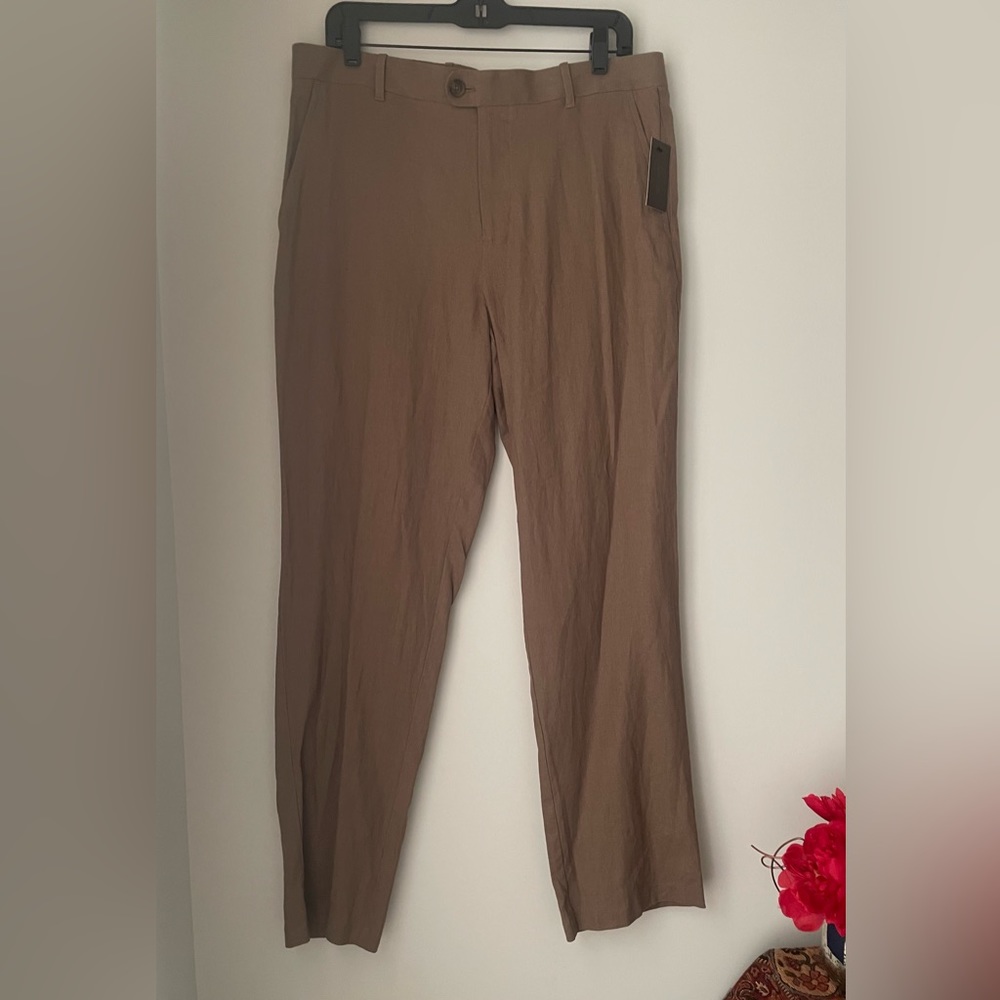 Tasso Elba Men’s Linen Blend Pants Size Medium